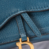 Dior Mini Saddle Flap Pouch with Strap