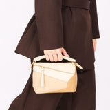 Loewe Tricolor Mini Puzzle Edge Bag