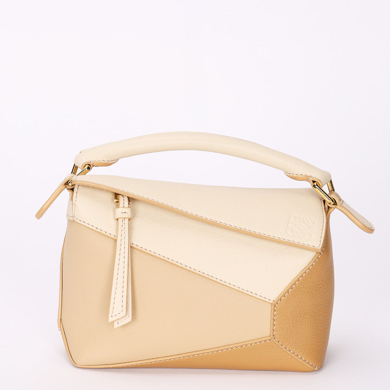 Loewe Tricolor Mini Puzzle Edge Bag