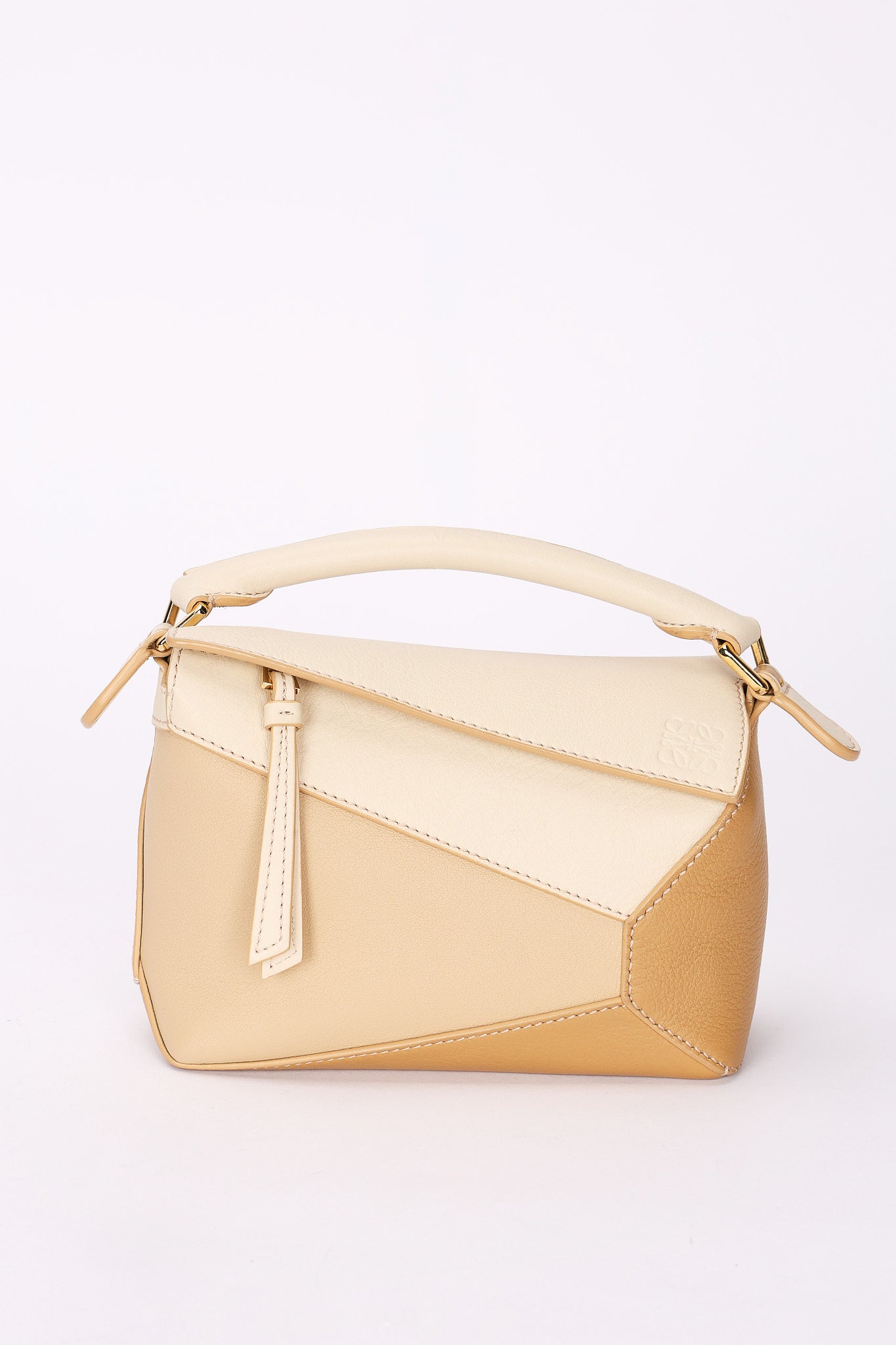 Loewe Tricolor Mini Puzzle Edge Bag