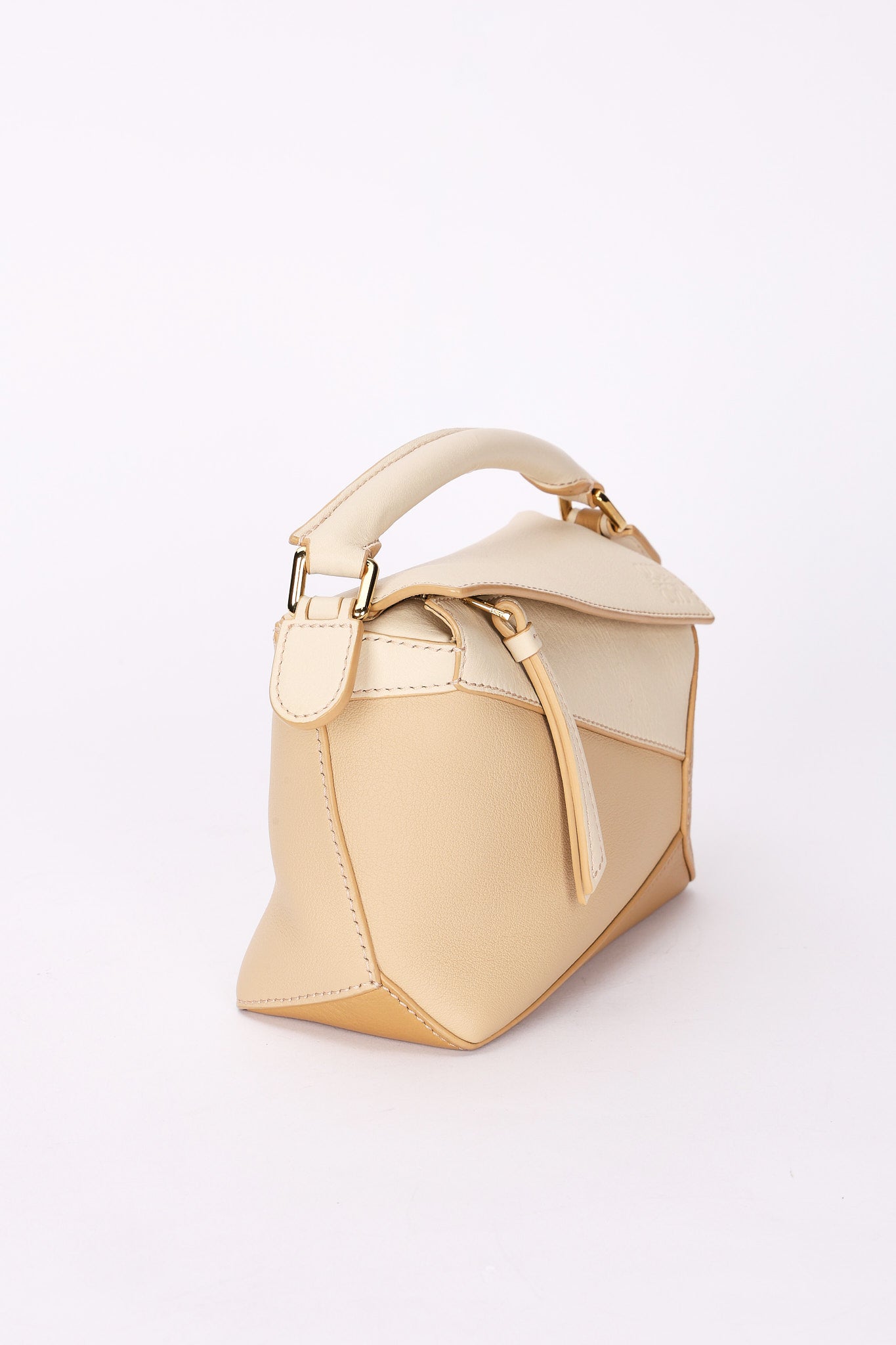Loewe Tricolor Mini Puzzle Edge Bag