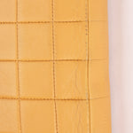 Chanel Chocolate Bar East West Single Flap Beige Lambskin 24K GP