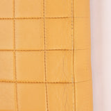 Chanel Chocolate Bar East West Single Flap Beige Lambskin 24K GP