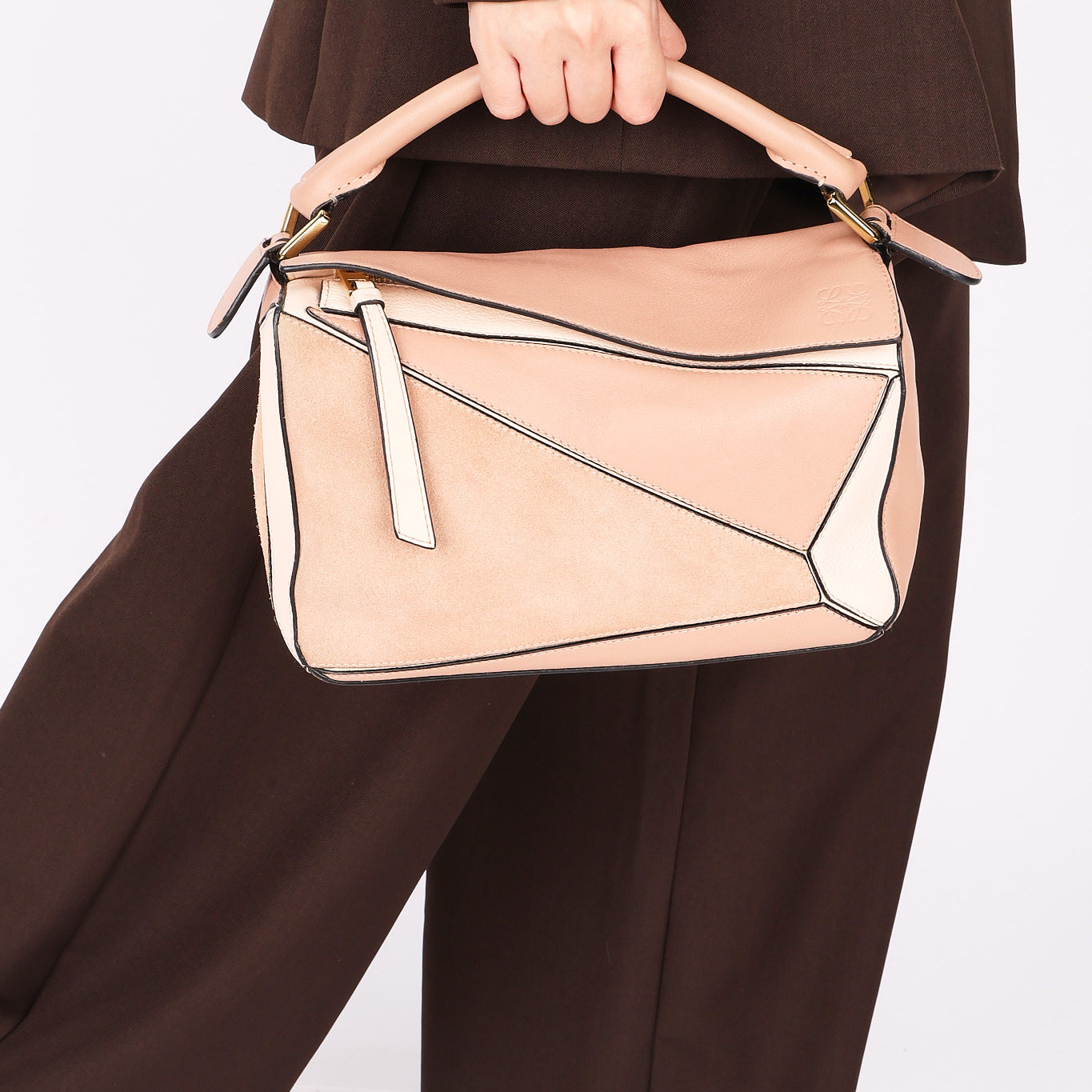 Loewe Tricolor Medium Puzzle Bag