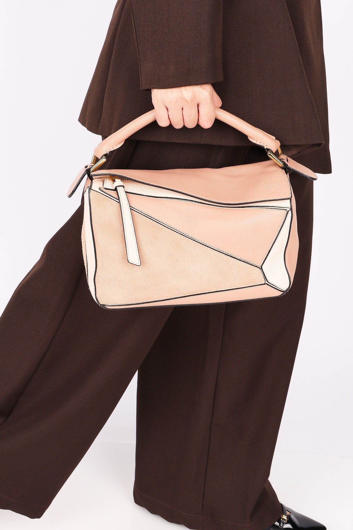 Loewe Tricolor Medium Puzzle Bag