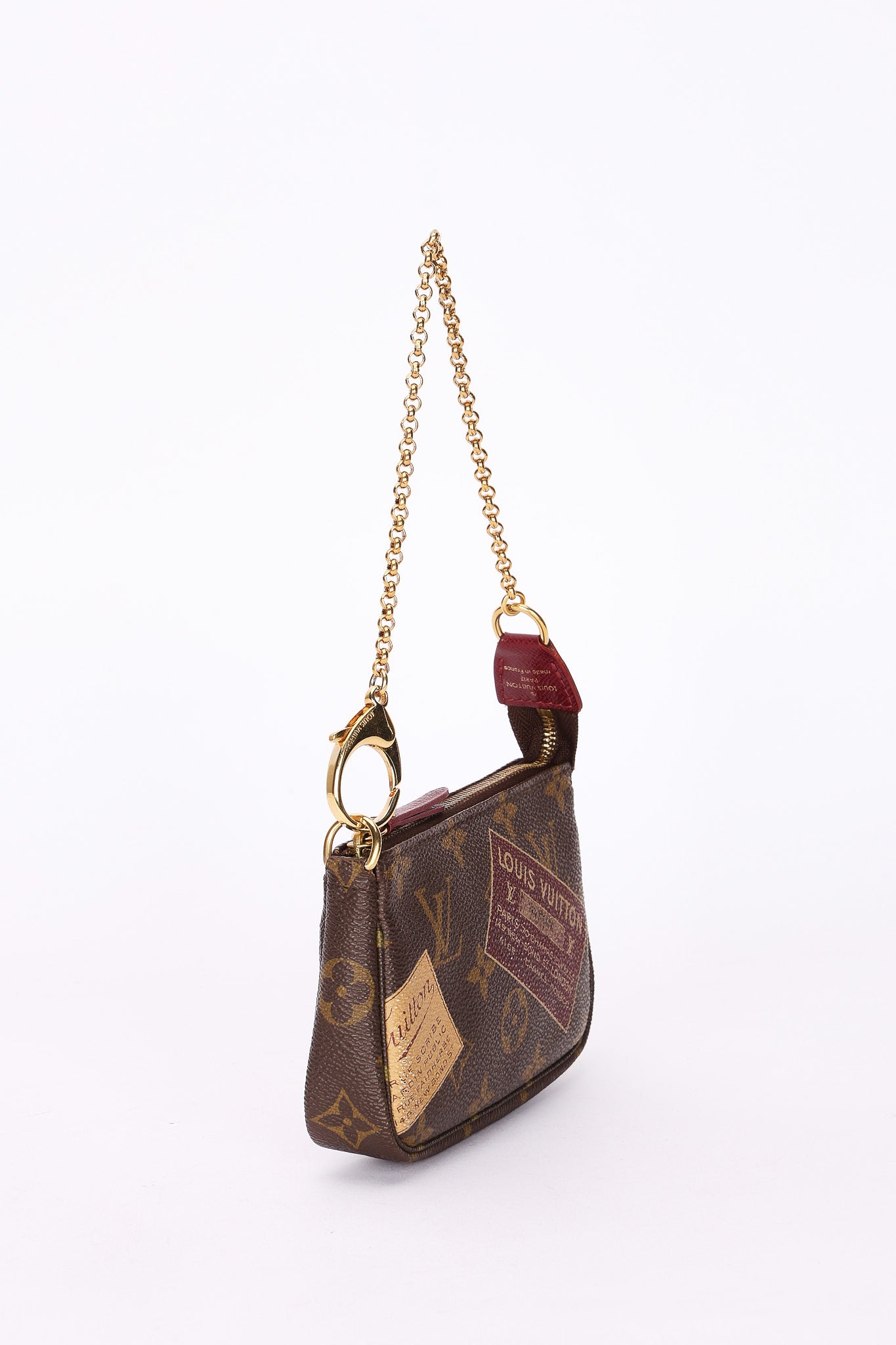 Louis Vuitton Monogram Trunks Mini Chain Pochette