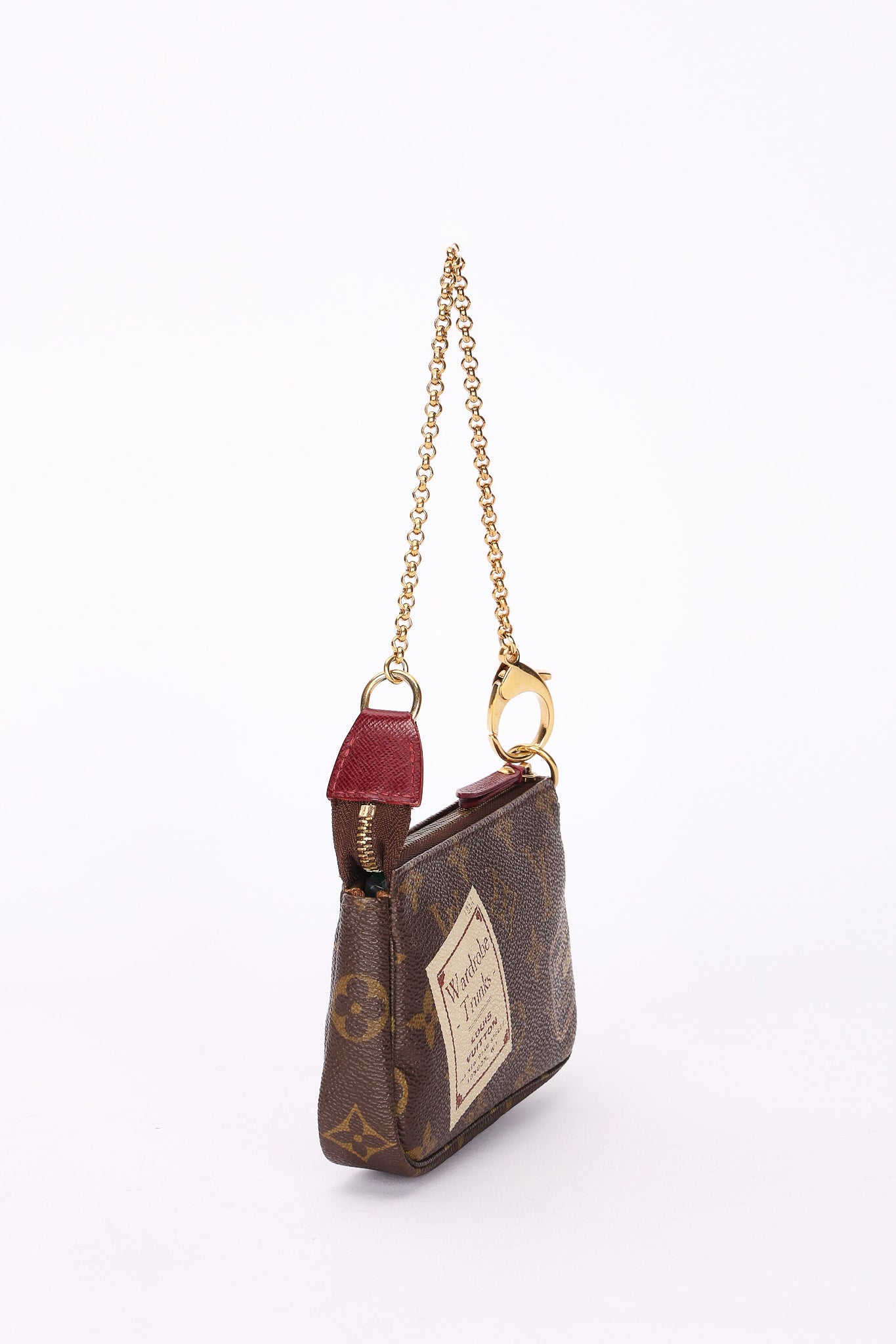 Louis Vuitton Monogram Trunks Mini Chain Pochette