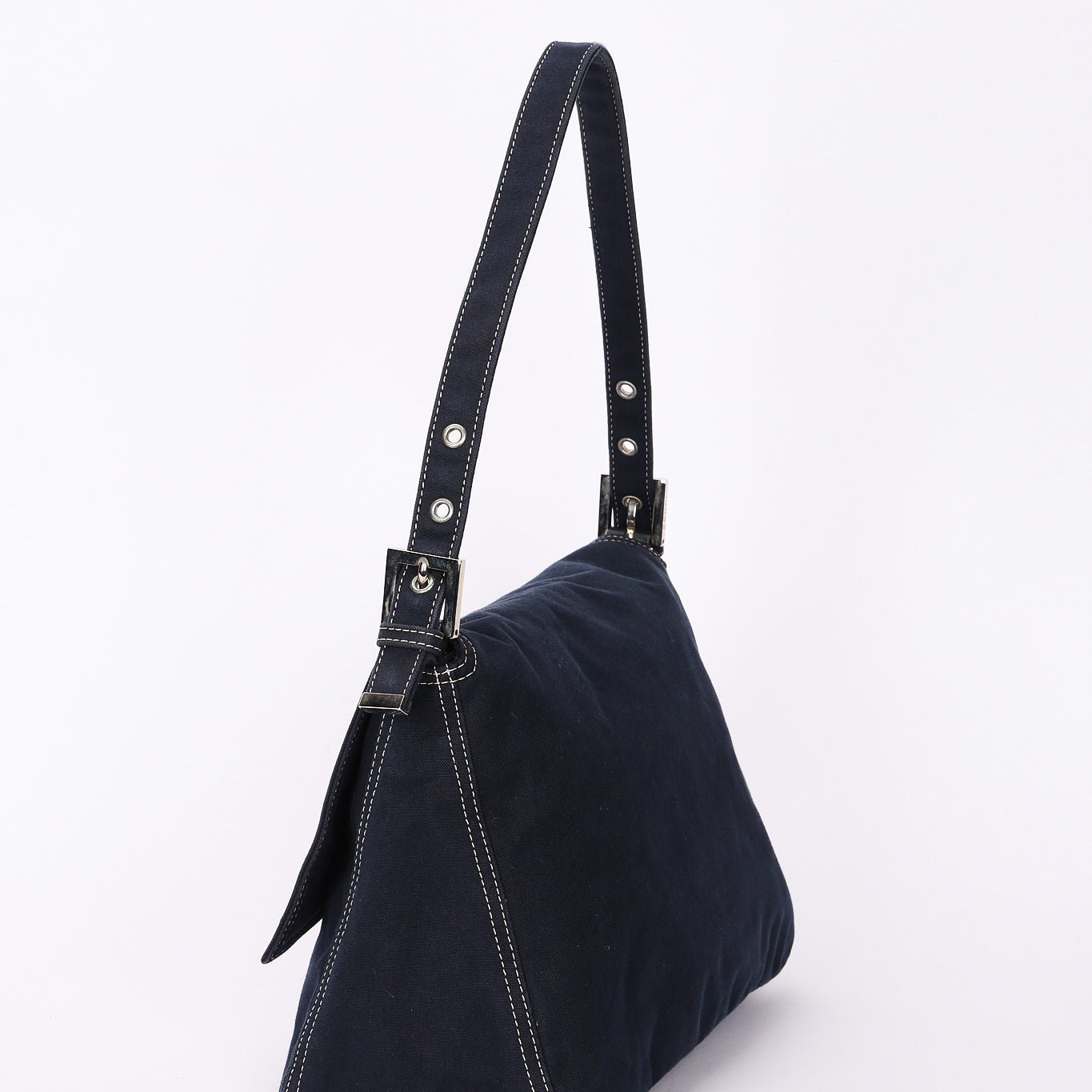 Fendi Denim Mamma Forever Baguette