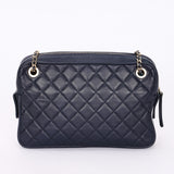 Chanel Bag Navy Calfskin CGHW