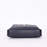 Chanel Bag Navy Calfskin CGHW