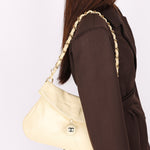 Chanel Bag Cream Calfskin AGHW