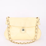 Chanel Bag Cream Calfskin AGHW