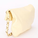 Chanel Bag Cream Calfskin AGHW