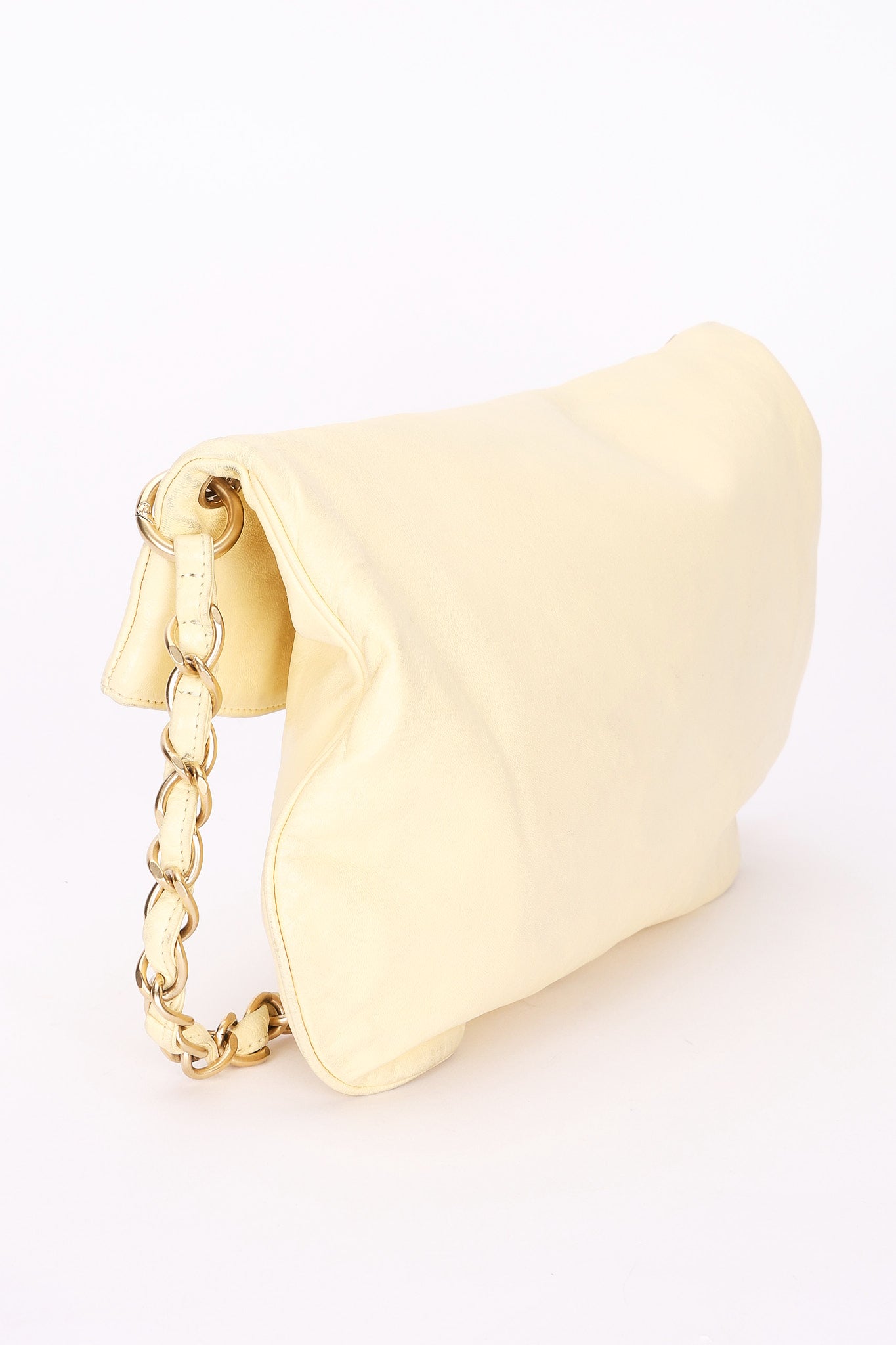 Chanel Bag Cream Calfskin AGHW