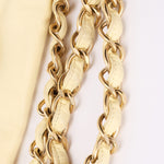 Chanel Bag Cream Calfskin AGHW