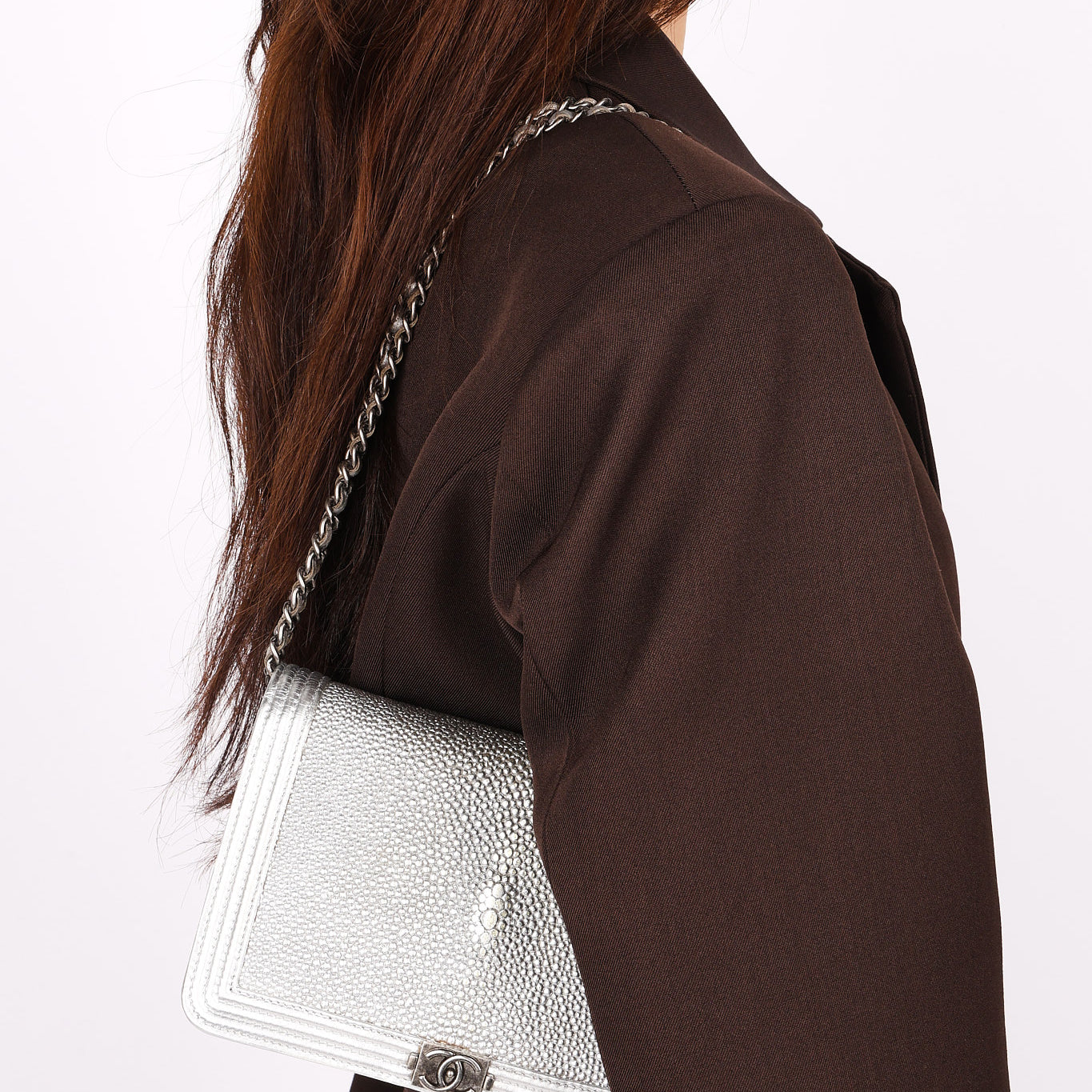Chanel Wallet on Chain Silver RHW