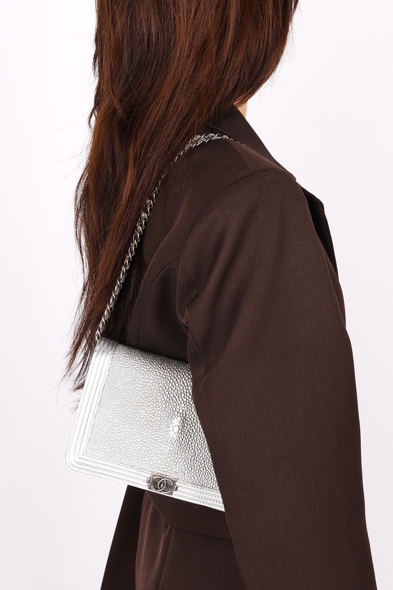 Chanel Wallet on Chain Silver RHW