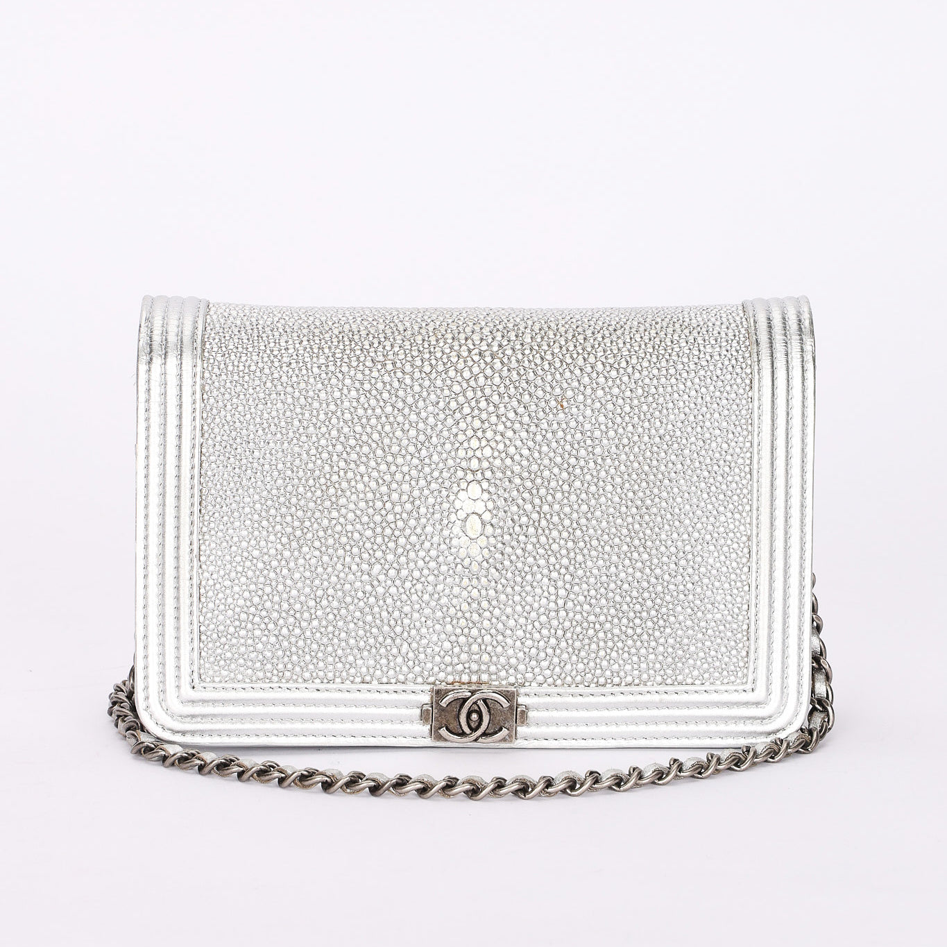Chanel Wallet on Chain Silver RHW