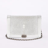 Chanel Wallet on Chain Silver RHW
