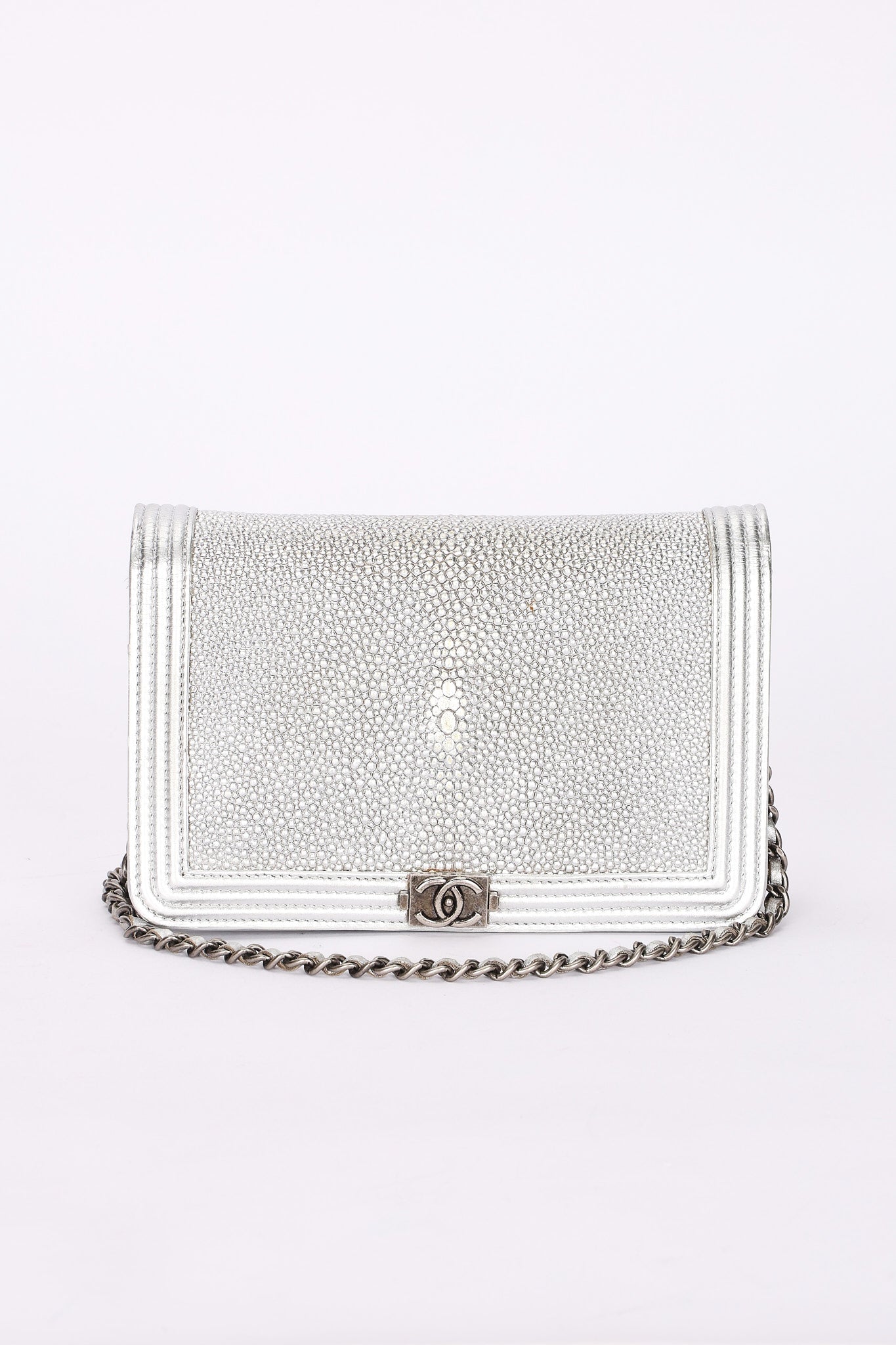 Chanel Wallet on Chain Silver RHW