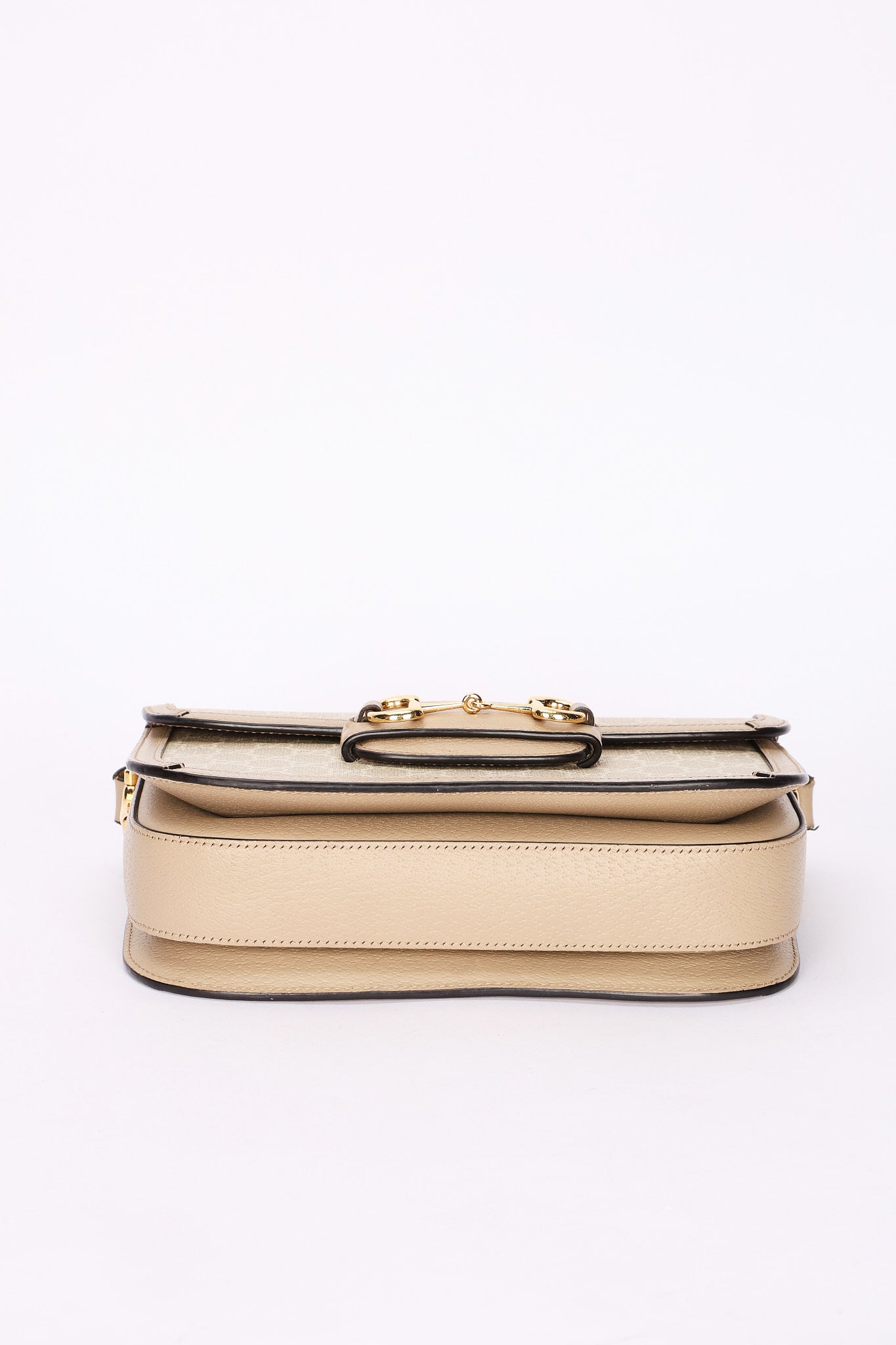Gucci Monogram Supreme Horsebit 1955 Shoulder Bag