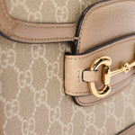 Gucci Monogram Supreme Horsebit 1955 Shoulder Bag