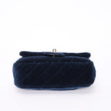 Chanel Crystal Pearl Crush Mini Rectangular Navy Velour CGHW