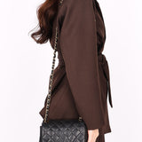 Chanel Square Mini Flap Black Lambskin AGHW
