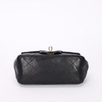 Chanel Square Mini Flap Black Lambskin AGHW