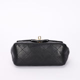 Chanel Square Mini Flap Black Lambskin AGHW