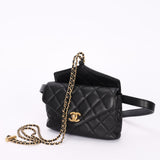 Chanel Bag Black Calfskin AGHW