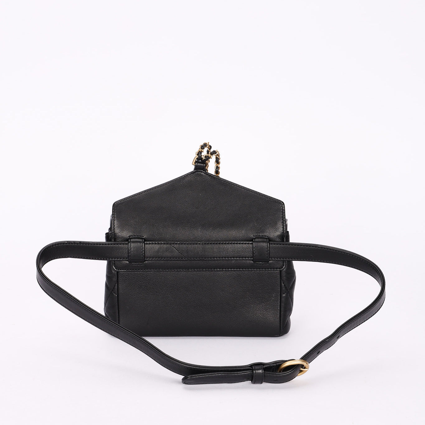 Chanel Bag Black Calfskin AGHW
