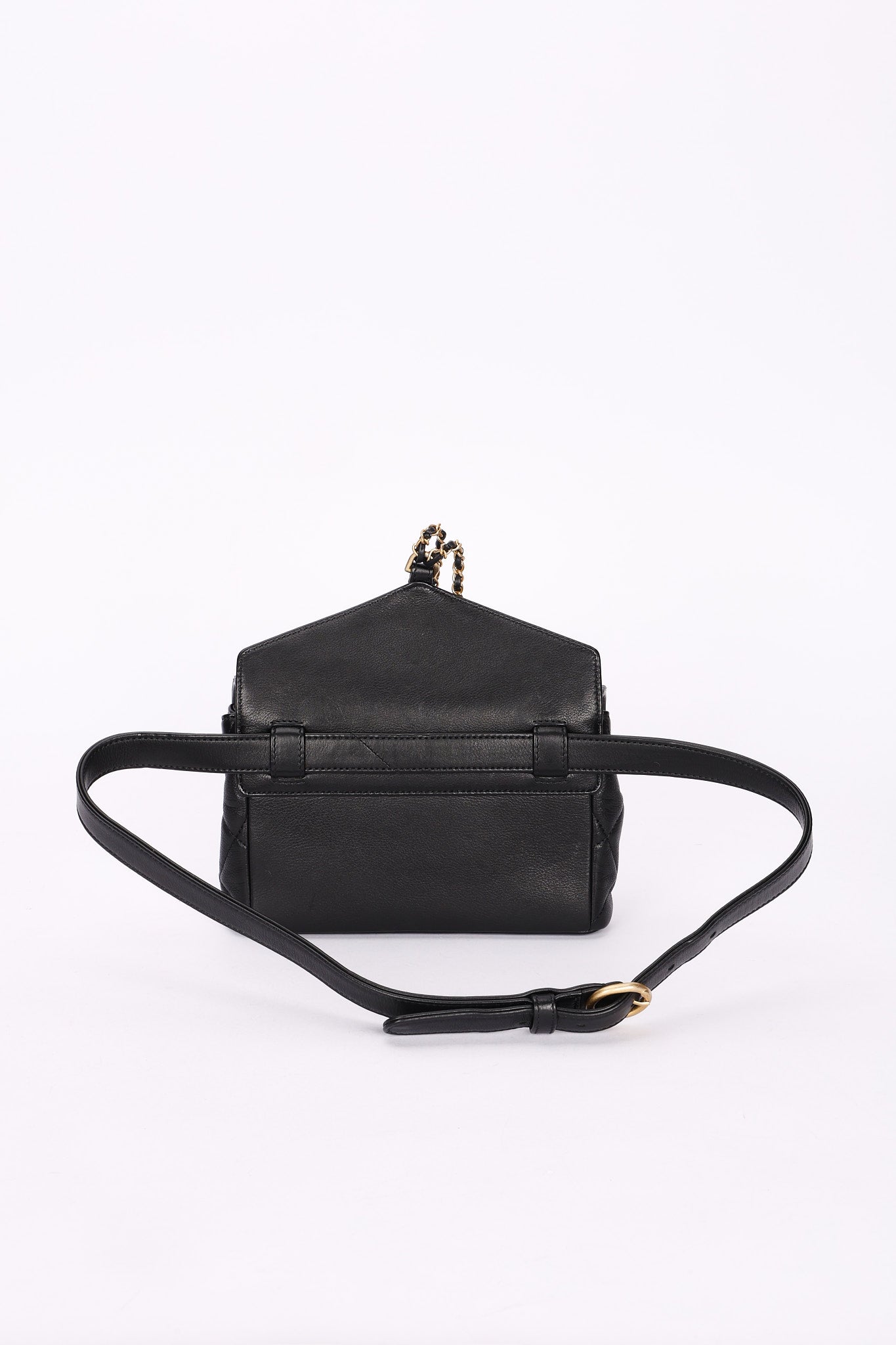Chanel Bag Black Calfskin AGHW