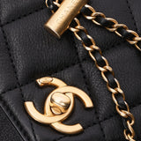 Chanel Bag Black Calfskin AGHW