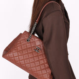Chanel Bag Brown Caviar DSHW
