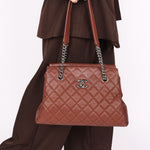 Chanel Bag Brown Caviar DSHW