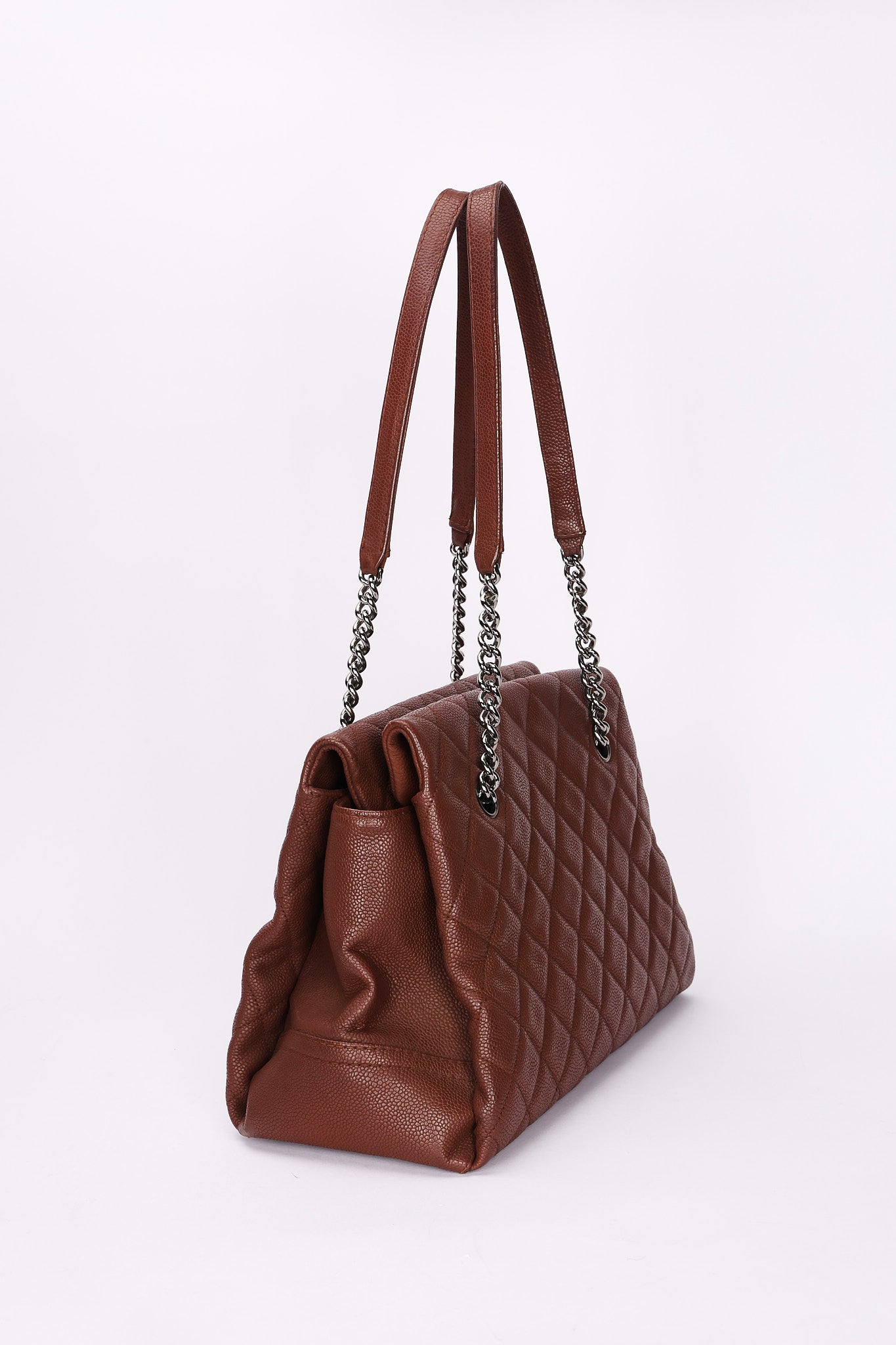 Chanel Bag Brown Caviar DSHW