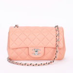 Chanel Mini Rectangular Pink Lambskin SHW