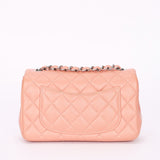 Chanel Mini Rectangular Pink Lambskin SHW