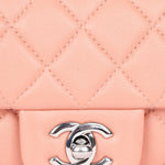 Chanel Mini Rectangular Pink Lambskin SHW