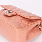 Chanel Mini Rectangular Pink Lambskin SHW