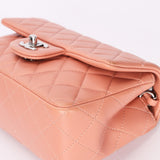 Chanel Mini Rectangular Pink Lambskin SHW