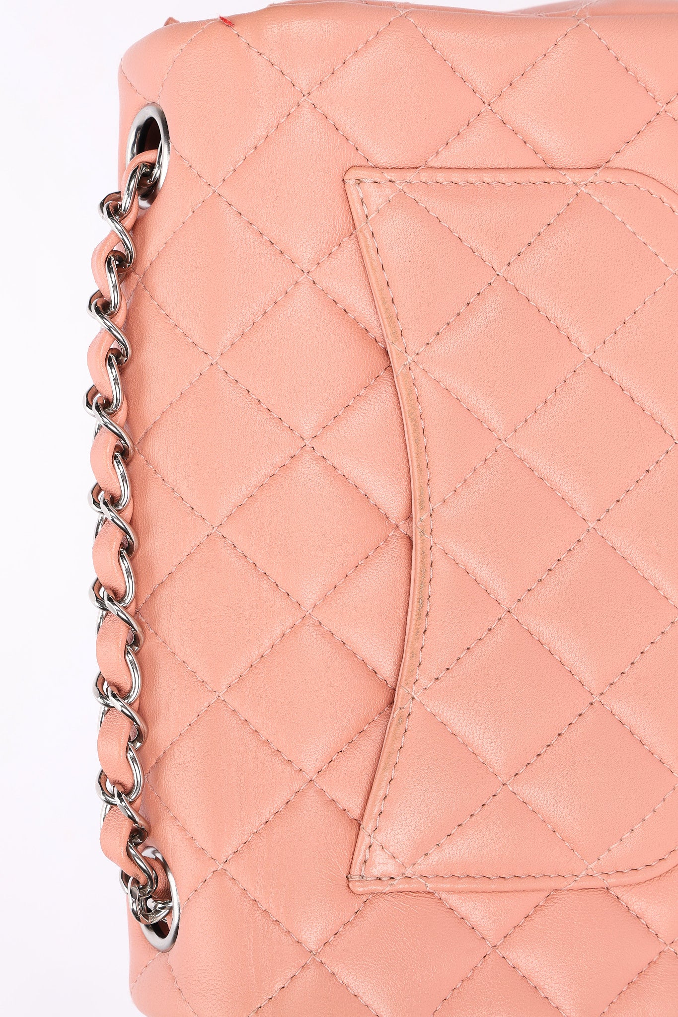 Chanel Mini Rectangular Pink Lambskin SHW