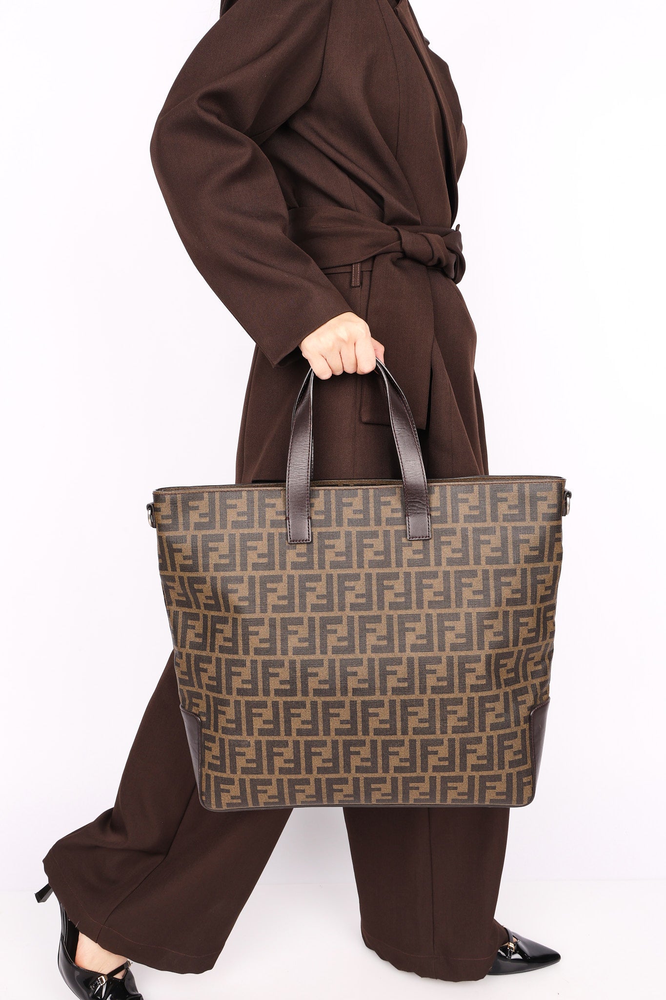 Fendi Zucca Shopping Tote