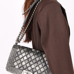 Chanel Medium Paris-Dallas Studded Boy Bag Distressed Calfskin RHW