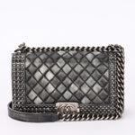 Chanel Medium Paris-Dallas Studded Boy Bag Distressed Calfskin RHW