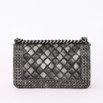 Chanel Medium Paris-Dallas Studded Boy Bag Distressed Calfskin RHW