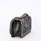 Chanel Medium Paris-Dallas Studded Boy Bag Distressed Calfskin RHW