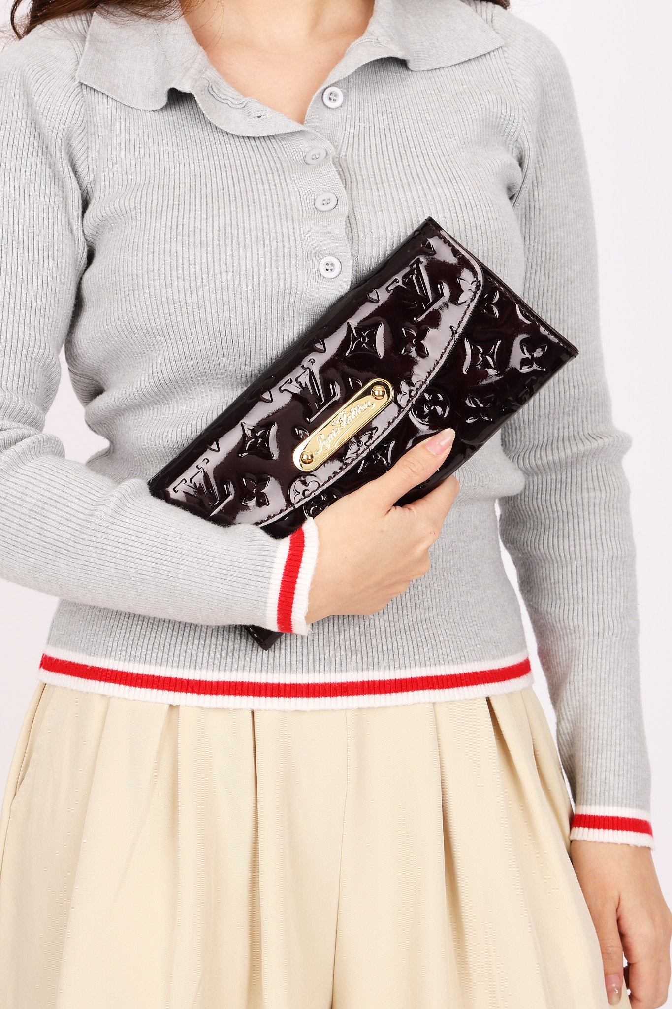 Louis Vuitton Monogram Vernis Sunset Boulevard Shoulder Bag 2008