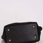 Gucci Monogram Canvas Bamboo Top Handle Bag
